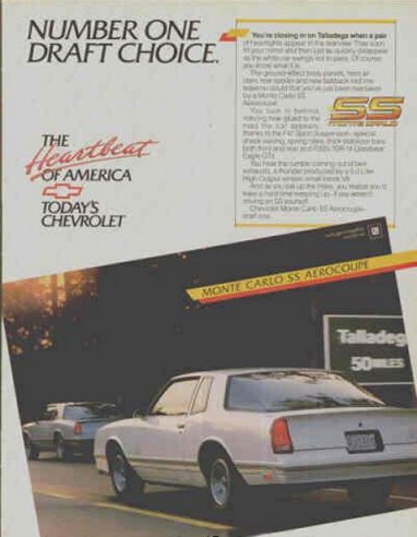 1987 Chevrolet Auto Advertising